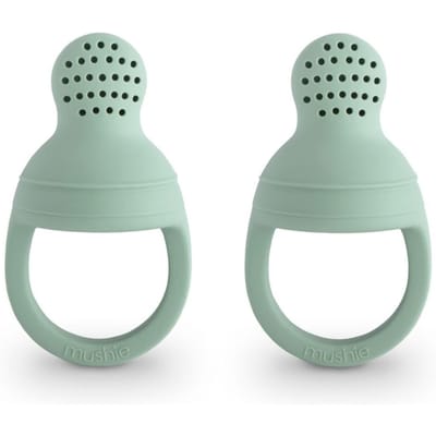 Mushie Fresh Food Feeder Cambridge Blue -