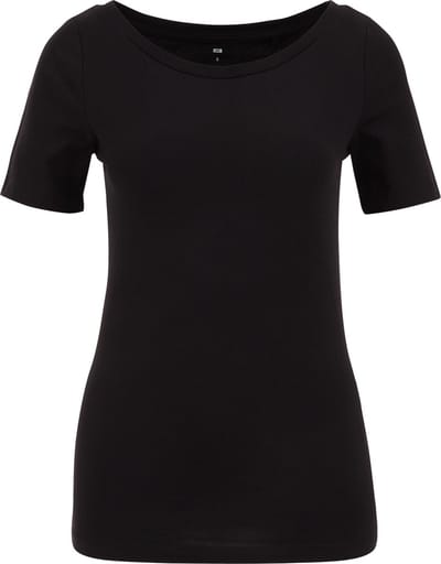 WE Fashion Dames T-shirt met boothals
