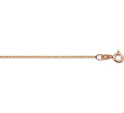 Roségoud Collier anker rond 1 4400634 60 cm