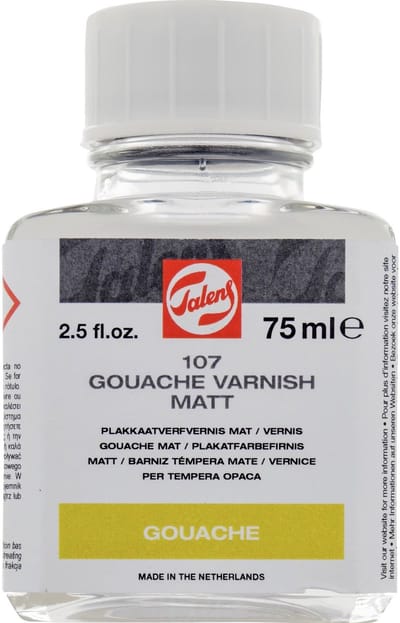 Talens Plakkaatverfvernis Mat 107 Fles 75 ml