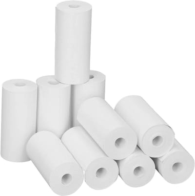 Thermische Papierrollen 57x25mm - 10 Stuks - Pocket Printer - Zakelijke Administratie - Hoge Kwaliteit