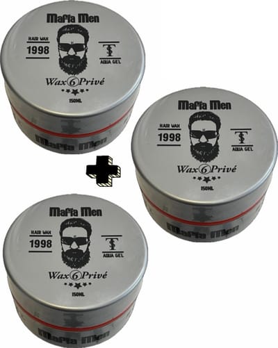 2+1 Gratis 3 Pack- Mafia Men Haarwax 6 Privé (3-Pak Privé 450 ml)