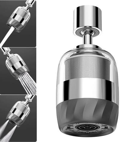 Cosensi - Faucet Jet Regulator - 360° Rotatable - 3 Modes Tap Spray Head - M22/M24 - Water Faucet Aerator - Geschikt voor Keuken en Badkamer - Stij...