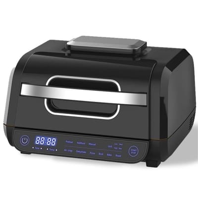 Seth Select Elektrische heteluchtfriteusegrill - Grill - Hetelucht Friteuse - Airfryer - 8-in-1 - 6 liter - Aanraakbediening