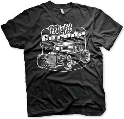 Misfit Garage Heren Tshirt -S- Rod Zwart