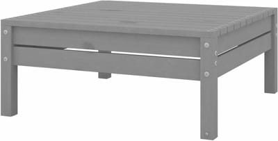 Tuinkruk - Zitkruk voetenbank - Ontspannen in tuin - Modulair design - 63.5 x 63.5 cm - Grijs