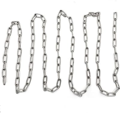 Roestvrijstalen Ketting - Gelaste Schakels - Veelzijdig Gebruik - Maximale Belasting 60kg - 3 Meter 25mm - Zilver