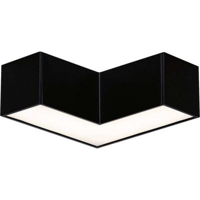 Linion Lichtkanaal 90 ° hoek 24V 3,5W 3000K Signaal zwart