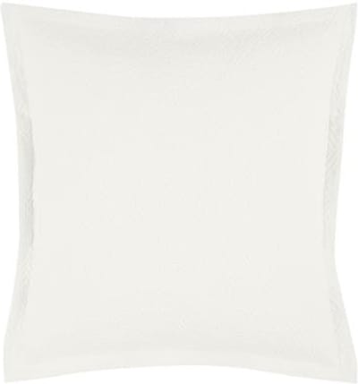 Luxe Sierkussenhoes Valerie crème Jacquard bedrukt 50x50cm
