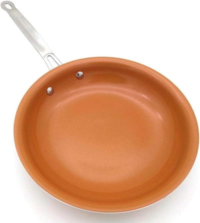 Koekenpan Wokpan - Koekenpan Koekenpan - Ontbijt Maken - Antiaanbaklaag - 26 cm - Oranje