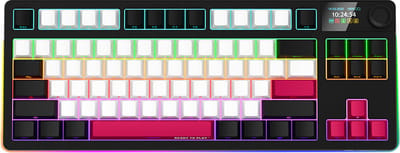 Lorgar Pro Serie - Draadloze Mechanische Gaming Toetsenbord - TKL - RGB - Czarno Czerwona