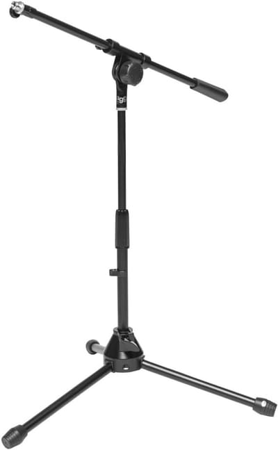Microfoonstandaard - Boom Arm Statief - Muziek Opname - Telescopische Verstelbaarheid - 50 tot 82 cm - Zwart