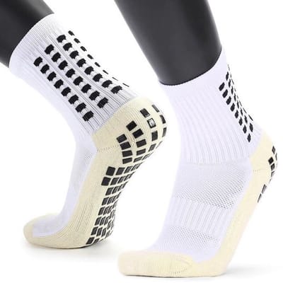 Knaak Gripsokken - Anti-Slip - Wit - Anti Blaren - Sport & Training - Unisex - Maat 39-45