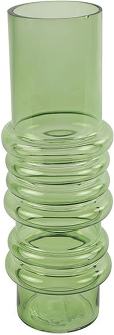 Countryfield Vaas Marci glas L11B11H32CM l.groen