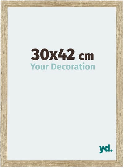 Your Decoration - Fotolijst 30x42 cm - MDF - Sonoma Eiken - Mura