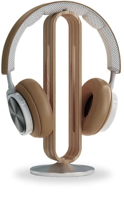 Xainy - Headset Stand / Houder Premium Bamboe Hout | Multifunctionele Headphone Stand / Ergonomische Holder voor gaming headset / koptelefoon JBL / Apple Airpods Max / Sony hoofdtelefoon | vaderdag cadeau