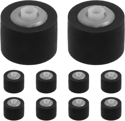 Vervangende Rollen - Aandrukrollen Cassettedeck - Audio Reparaties - Verbeterde Afspeelkwaliteit - 10 Stuks - Meerkleurig
