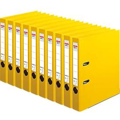 herlitz ordner maX.file protect plus, A4, rugbreedte 50 mm, 10 stuks, geel
