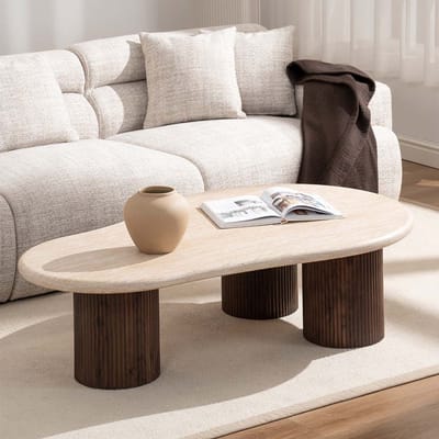 Milton & Oldbrook Salontafel 130 cm Tornio Walnootlook