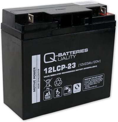 Q-Batteries 12LCP-23 LCP 12V 23Ah AGM