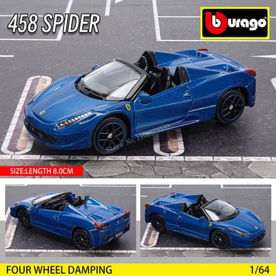 Bburago 1: 64 Ferrari Serie Meerdere Keuzes Sp3 812 F12 430 Enzo F40 F12Tdf Sf90 458 Auto Die-Cast Model Speelgoed voor Kinderen