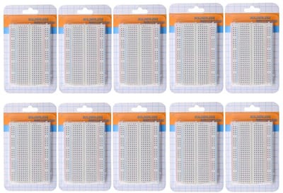 Mini Breadboard 400 Punten 10 Stuks - Prototyping Shield zonder Soldeer