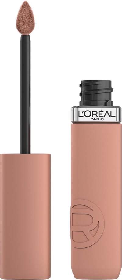 L'Oréal Paris Infaillible Matte Resistance lippenstift – Langhoudende Vloeibare Lipstick met een matte finish Verrijkt met Hyaluronzuur – Vegan – 105 Breakfast in Bed – 5ml
