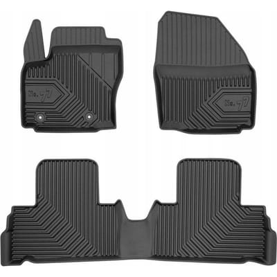 FROGUM No.77 - Automatten Set - FORD S-MAX automat - TPE rubber - 3D randbescherming - Duurzaam en geurloos