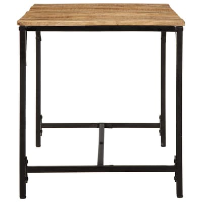 vidaXL - Eettafel - 140x70x75 - cm - massief - hout - ruw - mangohout