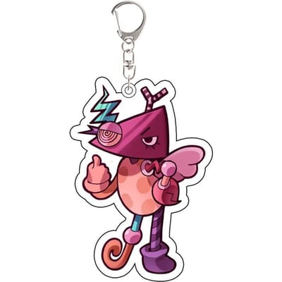 Voor TADC Pomni Jax Ragatha Gangle Zooble Kinger Serie Acryl Sleutelhanger Perifere Creativiteit Rugzak Hanger Festival Cadeau pink