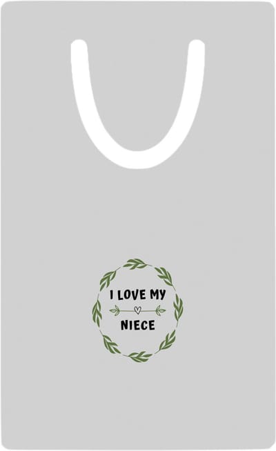 Hacebo® - I love my niece metalen boekenlegger - Nicht - liefste nicht - verjaardag - cadeautje voor nicht - nicht artikelen - kado - geschenk Bladwijzer boekenleggers - 7.6 cm x 5cm