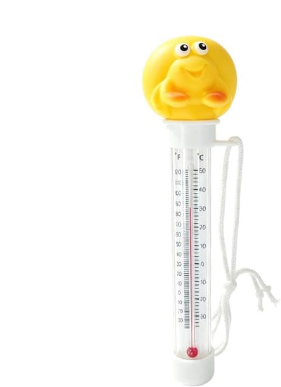Zwembad Temperatuur Meetinstrument - Drijvende Watertemperatuur Tester - Water Temperatuur Controleren - Gemakkelijk Afleesbaar Groot Scherm - 19 Centimeter Lengte
