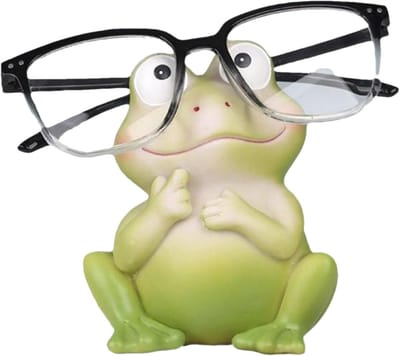 Brilhouder Standaard - Dierenbeeldje Ornament - Bureau Organisatie - Charmant Kikkerontwerp - Niet gespecificeerd - Groen