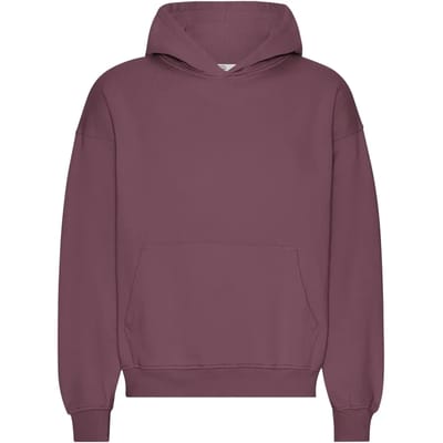 Oversized sweatshirt met capuchon Colorful Standard Organic Dusty Plum