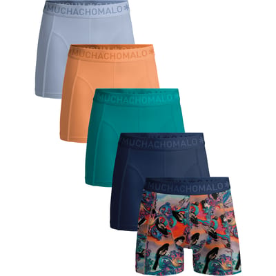 Muchachomalo – Boxershort Heren – 5 Pack – Katoenen Ondergoed – Normale Lengte – Onderbroeken Heren – Boxershorts