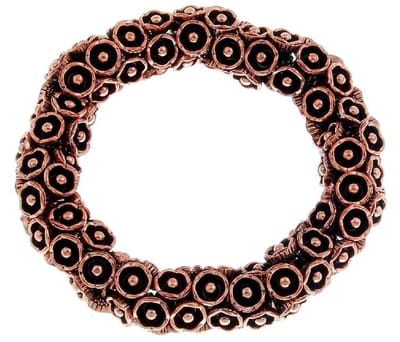 Behave - Elastische armband metaal - Boho stijl - Handgemaakt