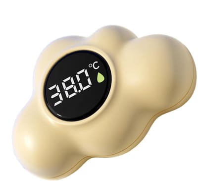 Digitale Badthermometer - Waterdichte Monitor - Veilig Baden - Nauwkeurige Meting - 16 x 29 cm - Geel