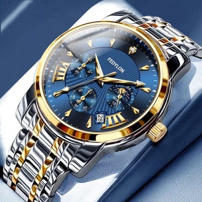 Nieuw Automatisch Niet-mechanisch Herenhorloge Heren Zakelijk Waterdicht Stalen Band Quartz Horloge Heren Beroemd Horloge Starting