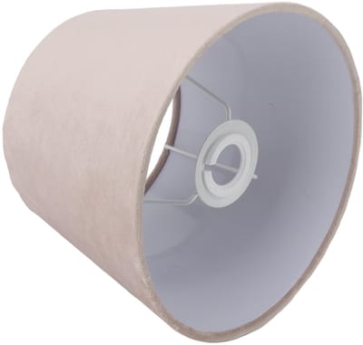 Dailygoody - Stoffen Lampenkap - Ideaal voor Tafellampen - Handgemaakt met Pluisjesmateriaal - Beige - E27 E14 Kleine Lampenkap - Verlichting en Decor...