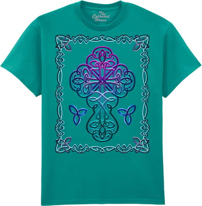 Keltisch Kruis Celtic Cross The Coloured House T-shirt M