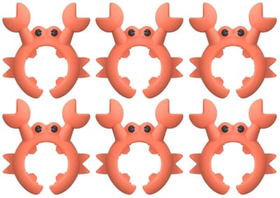 Dailygoods- Spatel Temperatuurbestendig - Spatelhouder - Siliconen Keukengerei - Krabvorm - Morsbestendig - Eenvoudige Reiniging