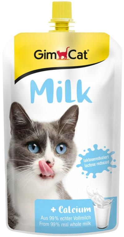 GimCat Kattenmelk Pouch Hersluitbaar - 14 x 200 ml - Voordeelverpakking