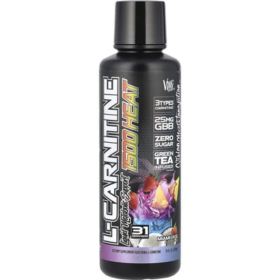 VMI Sports, l-Carnitine 1500 Heat, Miami Vice, 16 fl oz (473 ml)