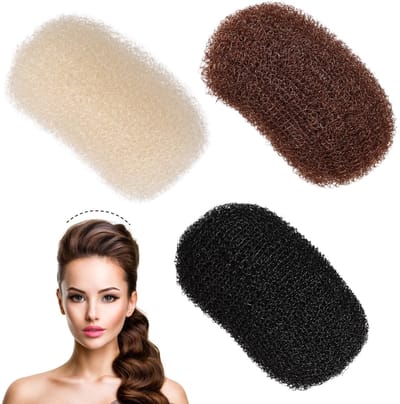 Allecto - 3 Stuks Haarklemmen - Handige Spons voor Volume Haarbasis - Charmante Bump Up Kam - Haaraccessoires voor Vrouwen en Meisjes - Perfecte Ha...