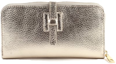 Giuliano lederen portemonee - Dames - Made in Italy - Goud