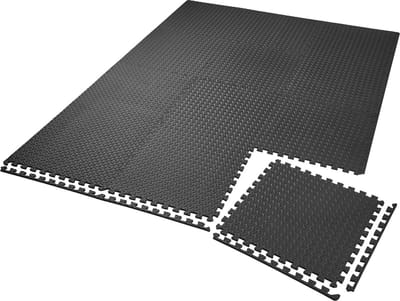 Fitnessmatten set Stuks van 40x40 cm - Grijs