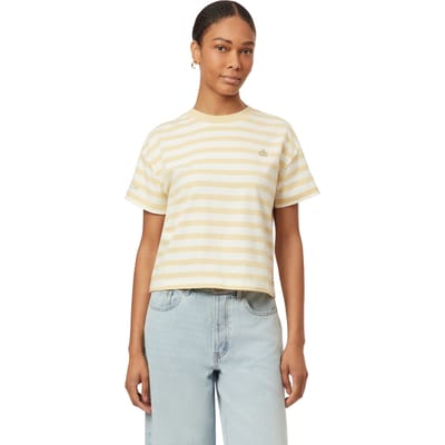 Scotch & Soda Boxy Crop Tee Chino Green/sugar Swizzle Taglia: XS | Maglie Sportivi Outlet | Donna | Verde
