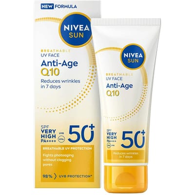 NIVEA Sun UV Face Anti Age Q10 Cream SPF50 50 ml