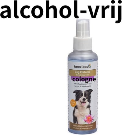 beeztees - hondenparfum 150 ml - alcoholvrij - COLOGNE - voor kort tot langharige vacht - verfrist de vacht - aangename geur.