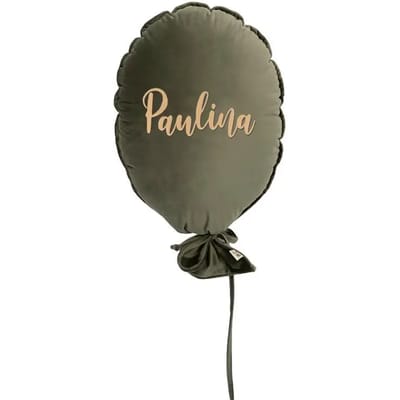 Persoonlijk kussen ballon deluxe bosgroen Malomi Kids